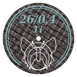Titanium Butterfly Diamond Discs - DVA