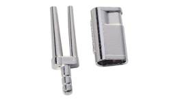 Bi-V-Pins Double Dowel Pin W/ Metal Sleeves