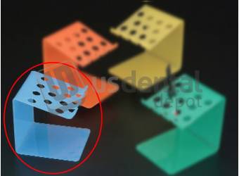 PLASDENT Composite Material Plastic Organizer - Small - #1210 - 2 - Color: Sapphire BLUE - Dim: ( 4In W x 5.12In H x 4.25In D) - Each - 65% los Plastic Sundries