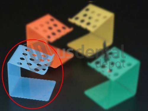 PLASDENT Composite Material Plastic Organizer - Small - #1210 - 2 - Color: Sapphire Blue - Dim: ( 4In W x 5.12In H x 4.25In D) - Each - 65% los Plastic Sundries