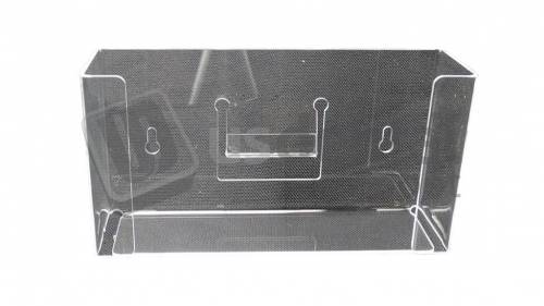 PLASDENT Tissue Box Dispenser CLEAR For (4.75in W x 9in L x 3.5in H) Box Horizontal- #1310H- Each