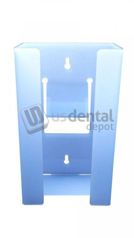 PLASDENT Single Vertical Gloves Dispenser - #1400 - 2 - Color: Sapphire Blue - Gloves Box Holder Dim: ( 5.75In W x 10In H x 3.75In D ) - Each - 65% los Plastic Sundries