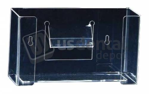 PLASDENT Single Horizontal Glove Dispenser - #1400H - Color: Clear - Gloves Box Holder - Dim: ( 5.75In W x 10In H x 3.75In D) - Each