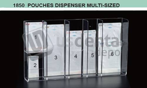 PLASDENT Pouches Dispenser Multi - Sized - #1850 - Each