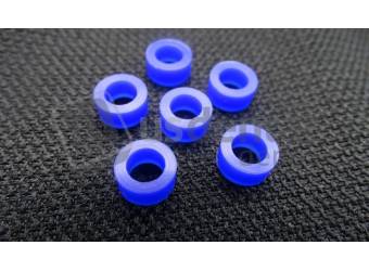 PLASDENT Large Code Rings (1/4in ) - #205CD-A - Silicone - ( 60Pcs/Box - ASSORTED )