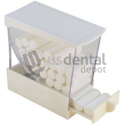 PLASDENT Pull Style Cotton Roll Dispenser - #207CDR - 1 - Color: White