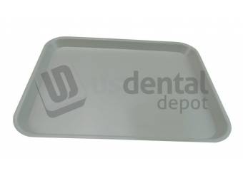 PLASDENT Flat Tray AF Setup Size A Color: GRAY - #300AF - 9 - Each - Dim: ( 13 3/4 Inches x 10 5/8 Inches x 7/8 Inches )