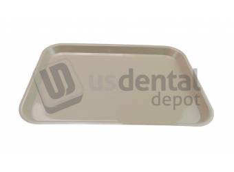 PLASDENT Flat Tray BF Setup Size B Color: BEIGE - #300BF - 7 - Each - Dim: ( 13.5 Inches x 9 5/8 Inches x 7/8 Inches )
