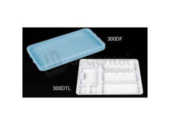 PLASDENT Disposable Plastic Tray Liners - # 300DTL-1 - for ( 11in x 7in trays ) Color: WHITE ( 50Pcs/Box )