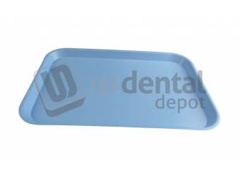PLASDENT Flat Tray EF Setup Size E Color: BLUE - #300EF - 2 - Each - Dim: ( 15 Inches x 10.5 Inches x 7/8 Inches )