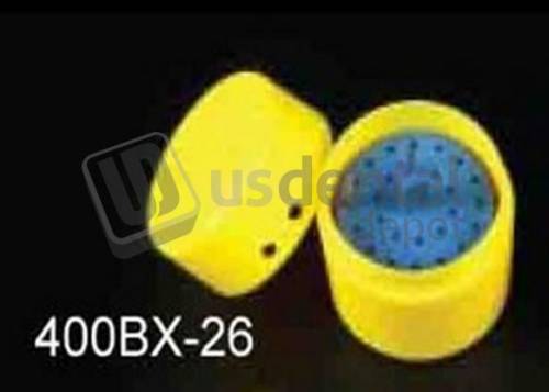 PLASDENT Small Round Bur Box-Capacity : 26 Fg Burs-Each-#400BX-26