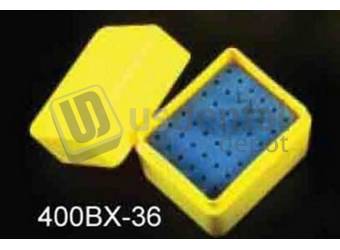 PLASDENT Square Bur Box-Capacity : 36 Fg Burs-Each-#400BX-36 ( )
