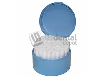 PLASDENT Round Style Cotton Roll Holder - #400CRD - Colors: WHITE