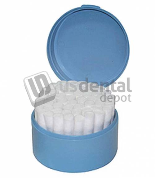 PLASDENT Round Style Cotton Roll Holder- #400CRD-1- Colors: WHITE