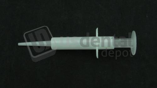 PLASDENT Disposable Impression Syringes Straight / Longer Tip- #8090- Color: CLEAR- 1.5in Bendable Tip- ( 50 Set/Box )