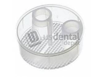 PLASDENT Disposable Traps - # 8200-3(5506) - CLEAR - 144 Pcs/Box - Fits Den - Tal - Ez With BLACK Canister - (Diameter 2 ¾in )