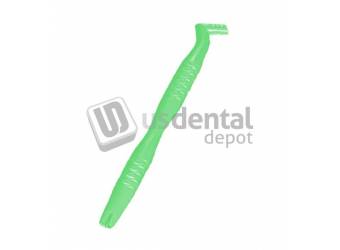 PLASDENT Universal Brush Handle Color: GREEN - #8404HND-4 - Each