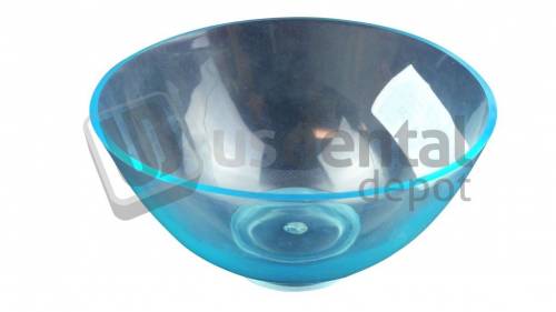 PLASDENT Specturm Flowbowl CLEAR BLUE Mixing Bowls/Large-#904MBL-Colors: BLUE -