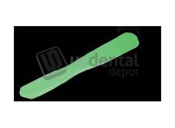 PLASDENT Disposable Alginate Mixing Spatulas - #907DMS-GR - Color GREEN - ( 12 Pcs/Bag )  Factory changed to 907DMS-4N ( NEON GREEN )