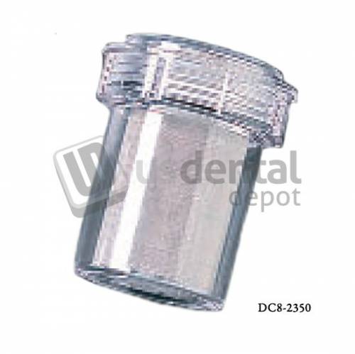 PLASDENT Disposable Canisters - #DC8-2350 - 8 Pcs/Box - ( 3.5in W x 4in H ) - Finer Mesh Screen -