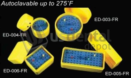 PLASDENT Large Round Endo Box - #ED-003-FR - 44 Endo Instruments