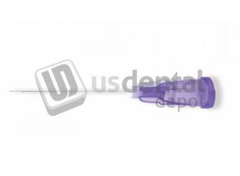 PLASDENT Monovac 30Ga. Side Vented - Monoject Style - #INT-M30 - Color: Purple - ( 100 Pcs/Box ) - Endo Irrigation  Needle Tips