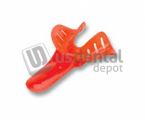 PLASDENT EXCELLENT COLORS #1 Child Small - Lower - #ITO - 1L - Color: RED - ( 25 Pcs/Bag ) - Ortho Impression Trays
