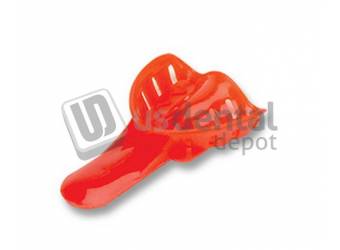 PLASDENT EXCELLENT COLORS #1 Child Small - Upper - #ITO - 1U - 50 - Color: RED - ( 50 Pcs/Bag ) - Ortho Impression Trays