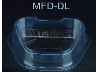 PLASDENT Disposable Model Formers - #MFD - DL - Large/Deep - Color: Clear - 60 Pcs/Box
