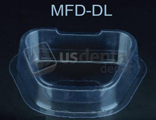 PLASDENT Disposable Model Formers- #MFD- DL- Large/Deep- Color: CLEAR- 60 Pcs/Box