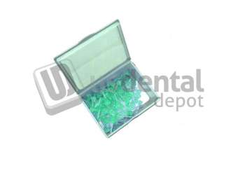 PLASDENT Acuwedges Plastic Wedges - #WG-12 - 12Mm - Color: GREEN ( 100 Pcs/Box )