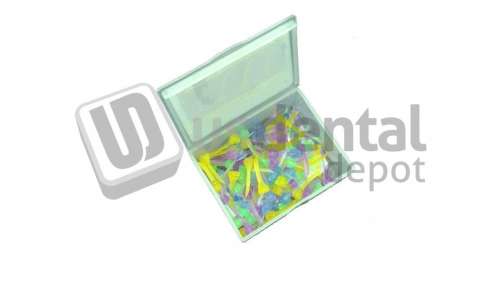 PLASDENT Acuwedges Plastic Wedges- #WG-A- ASSORTED 4 Sizes ( 100 Pcs/Box )