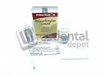 PRO-LINE  -  PolyCarboxylate Cement Kit 32gr powder / 18ml - #010-036 PRIME-DENT -  Fosfato de Zinc- cements 32gr powder / 18ml #010-036