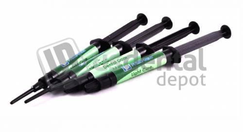 PRO-LINE  -  DENTAL DAM ( GUM ) 3.5gr Light Cured Syringe Refill with 5 Dispensing Tips #021-010