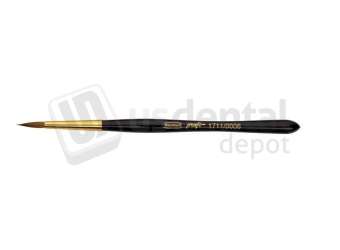 RENFERT -  Profi Brush-Size 6-Each-High quality porcelain brush made from A1 quality Kolinsky natural bristles- #1711-0006 #17110006