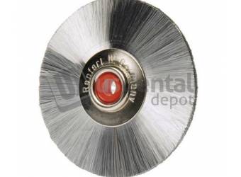 RENFERT Lathe Silver Wire Brushes 51mm 2 pieces-Stainless Steel- #1960000 #1960000