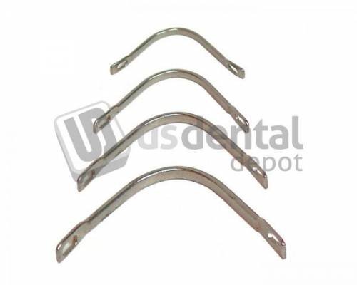 KEYSTONE Stainless Steel Lingual Bars - Medium Non braided - Stainless steel - w/ cutout ends for retenction 12pk #1110030