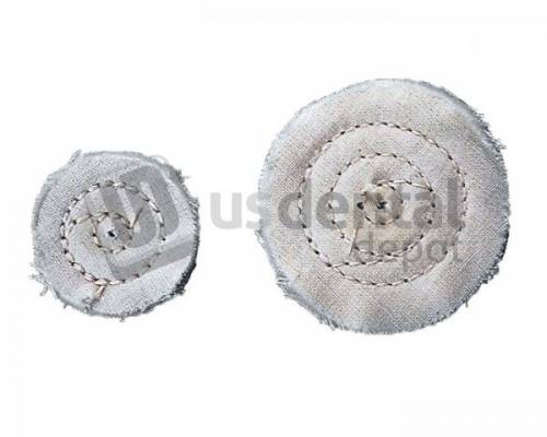 KEYSTONE  Baby Muslin Buffs, 1in  x 16 ply, Ideal for polishing small - #1180010