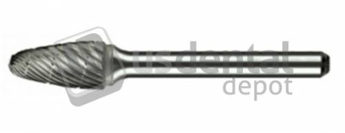 KEYSTONE  A 3/8 Spiral Cut Carbide Bur - Rotary, 1/Pk. These Spiral Cut Carbide - #1201730