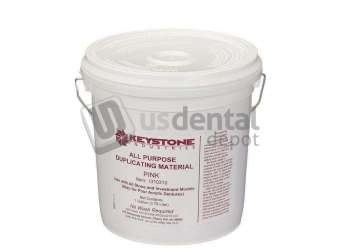 KEYSTONE  All-Purpose Duplicating Material, PINK. 5 Gallon. Can be used with all - #1310315