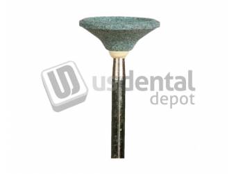 KEYSTONE  Green Mounted Silicon Carbide Stones, #I-9, For Porcelain, Composite - #1631195