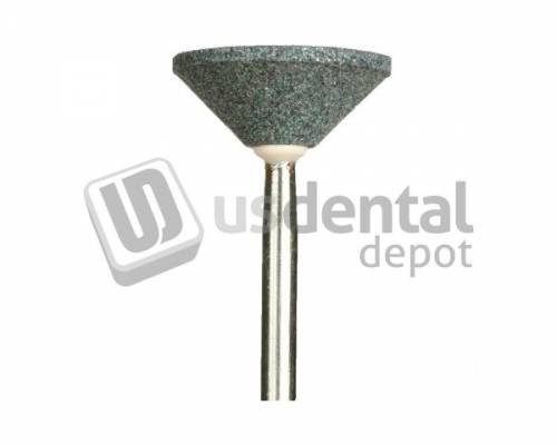 KEYSTONE  Green Mounted Silicon Carbide Stones, #I-7, For Porcelain, Composite - #1631206