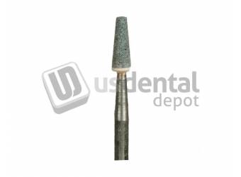 KEYSTONE  GREEN Mounted Silicon Carbide Stones, #T-1, For Porcelain, Composite - #1631208