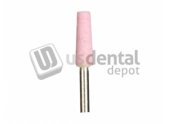 KEYSTONE  Pink Mounted Points, #20 Tapered, For Precious Ceramic Metals, Made - #1631225