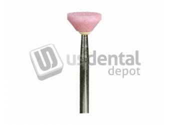 KEYSTONE  PINK Mounted Points, #42 Inverted Cone, For Precious Ceramic Metals - #1631230