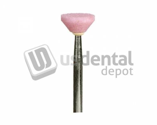 KEYSTONE  Pink Mounted Points, #42 Inverted Cone, For Precious Ceramic Metals - #1631230
