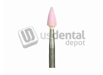 KEYSTONE  PINK Mounted Points, #30 Flame, For Precious Ceramic Metals, Made - #1631245