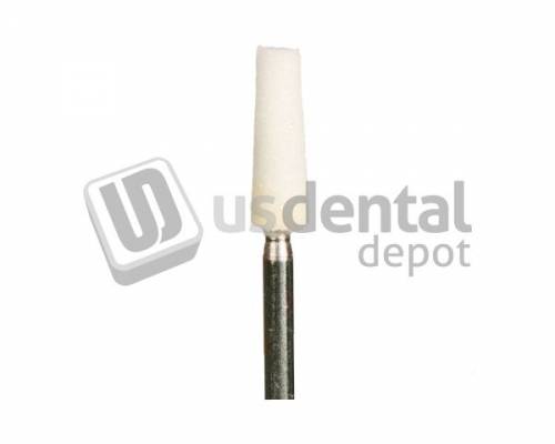 KEYSTONE  White Mounted Points, #20 Tapered, For Non-Precious Ceramic Metals - #1631265
