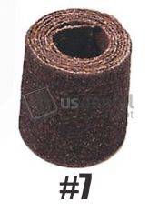 KEYSTONE  Field Abrasive Rolls, #7 - 60 Grit Coarse 1/2in  diam. x 3/4in  ht. x - #1720030