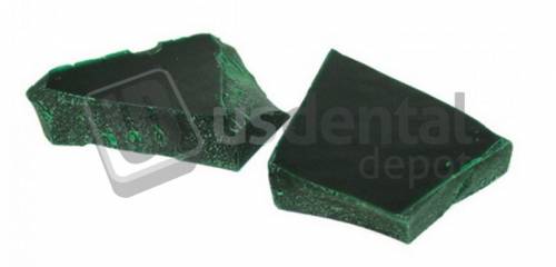 CORNING Regular Green Inlay Modeling Wax Chunks- 1lb. - ( mfg #093G )
